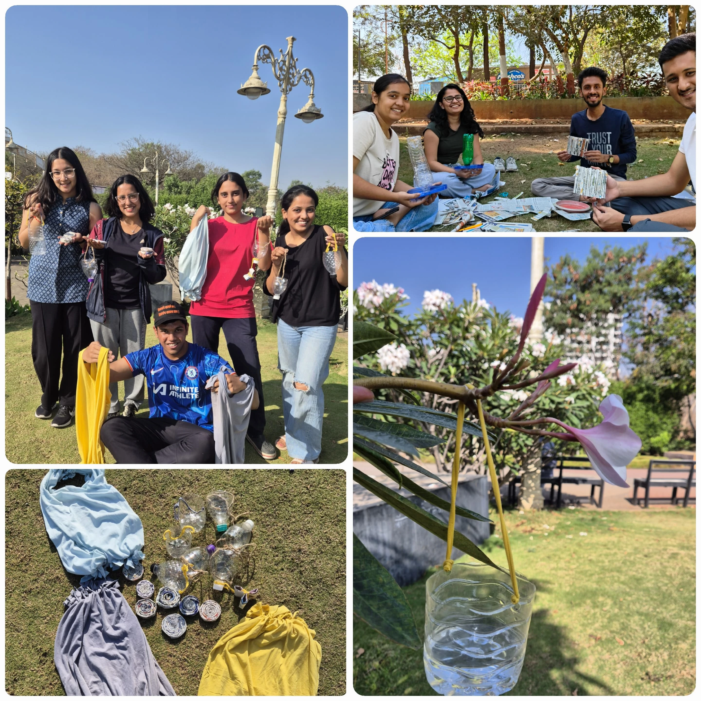plantation-drives cleanliness-drives waste-management paperbag-making recycling plantation environment-conservation 